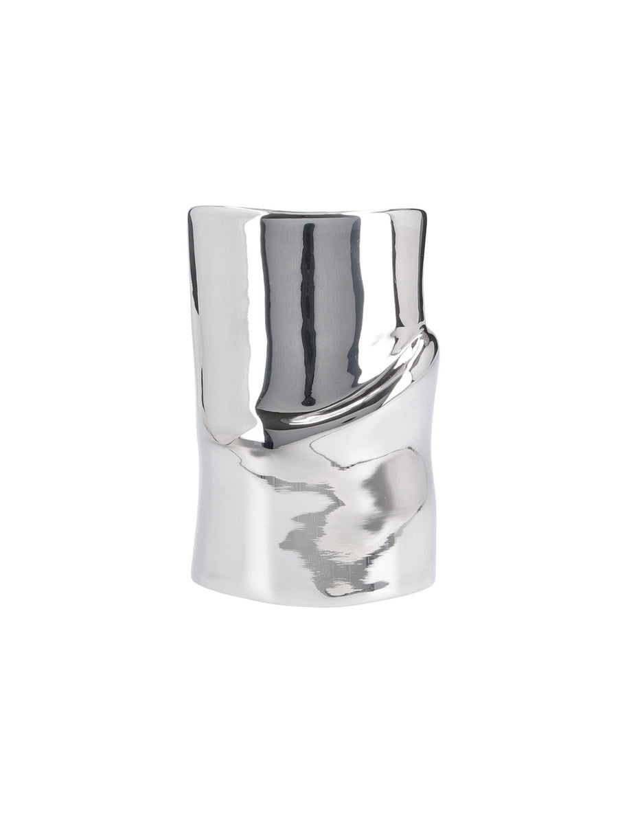 CourrèGes 100% brass cufflinks in silver