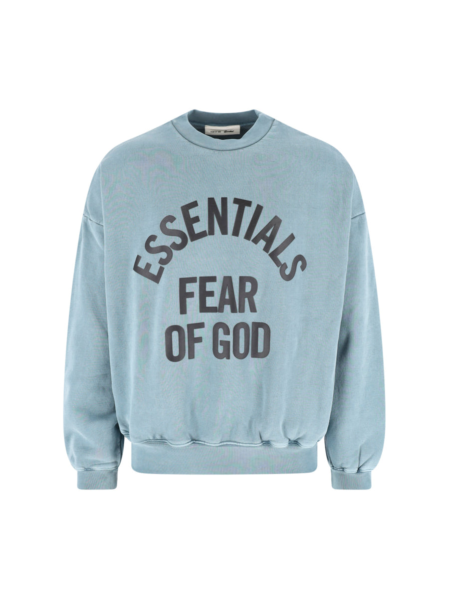 Fear Of God Essentials 100% Cotton sweatshirt in blue
