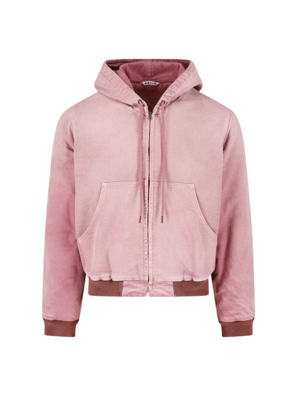 Auralee 100% Cotton jacket in pink