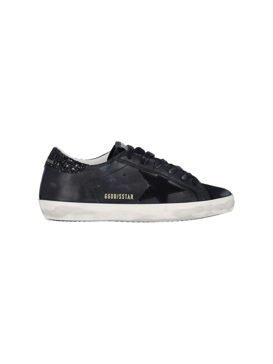 Golden Goose Upper: Ovine Leather 64% sneaker in black
