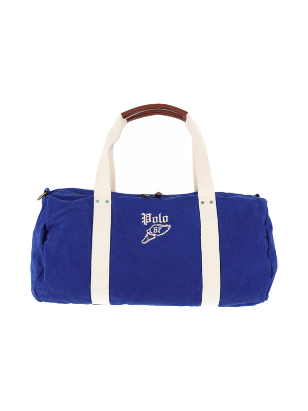 Polo Ralph Lauren 100% Cotton duffel bag in blue