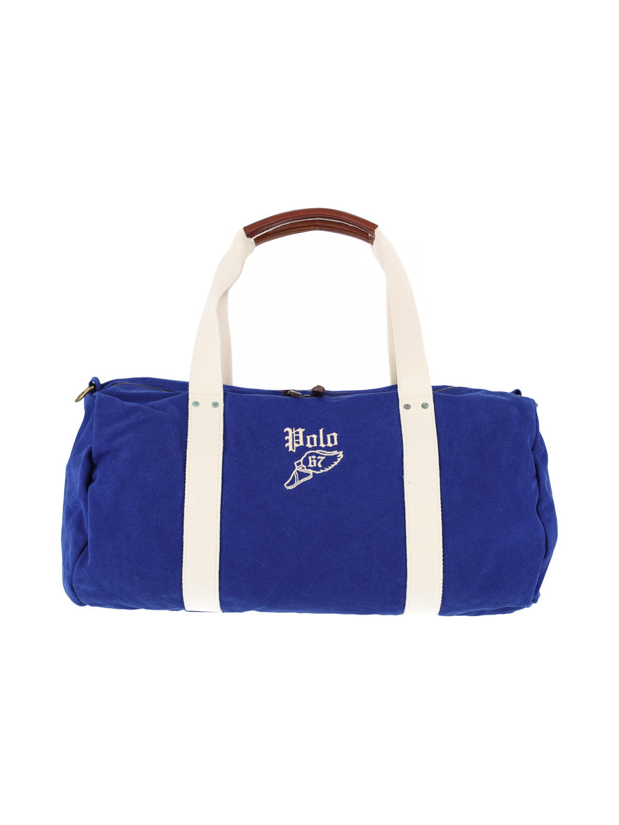Polo Ralph Lauren 100% Cotton duffel bag in blue