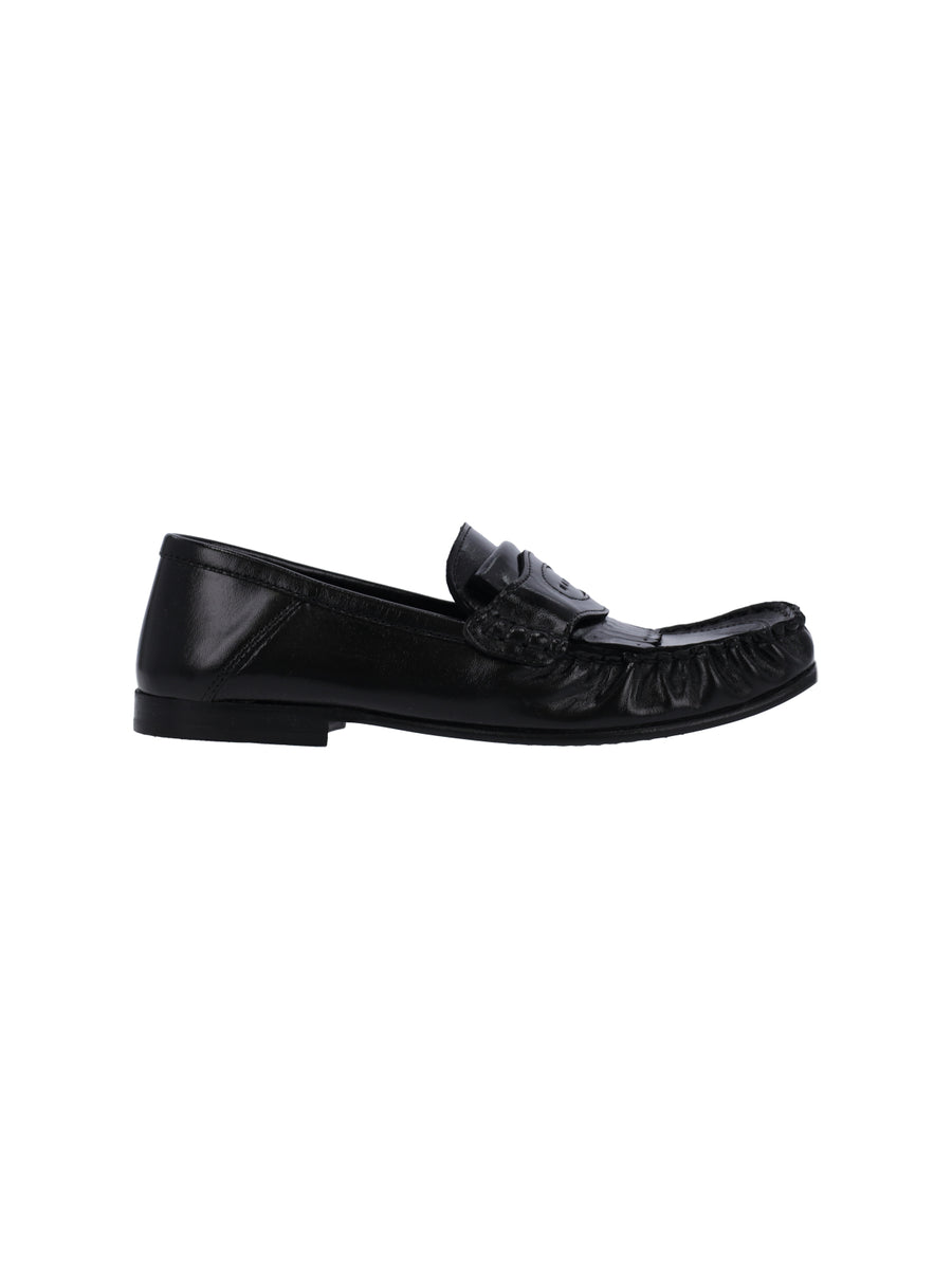 Marni Upper: 100% Ovine Leather flat in black