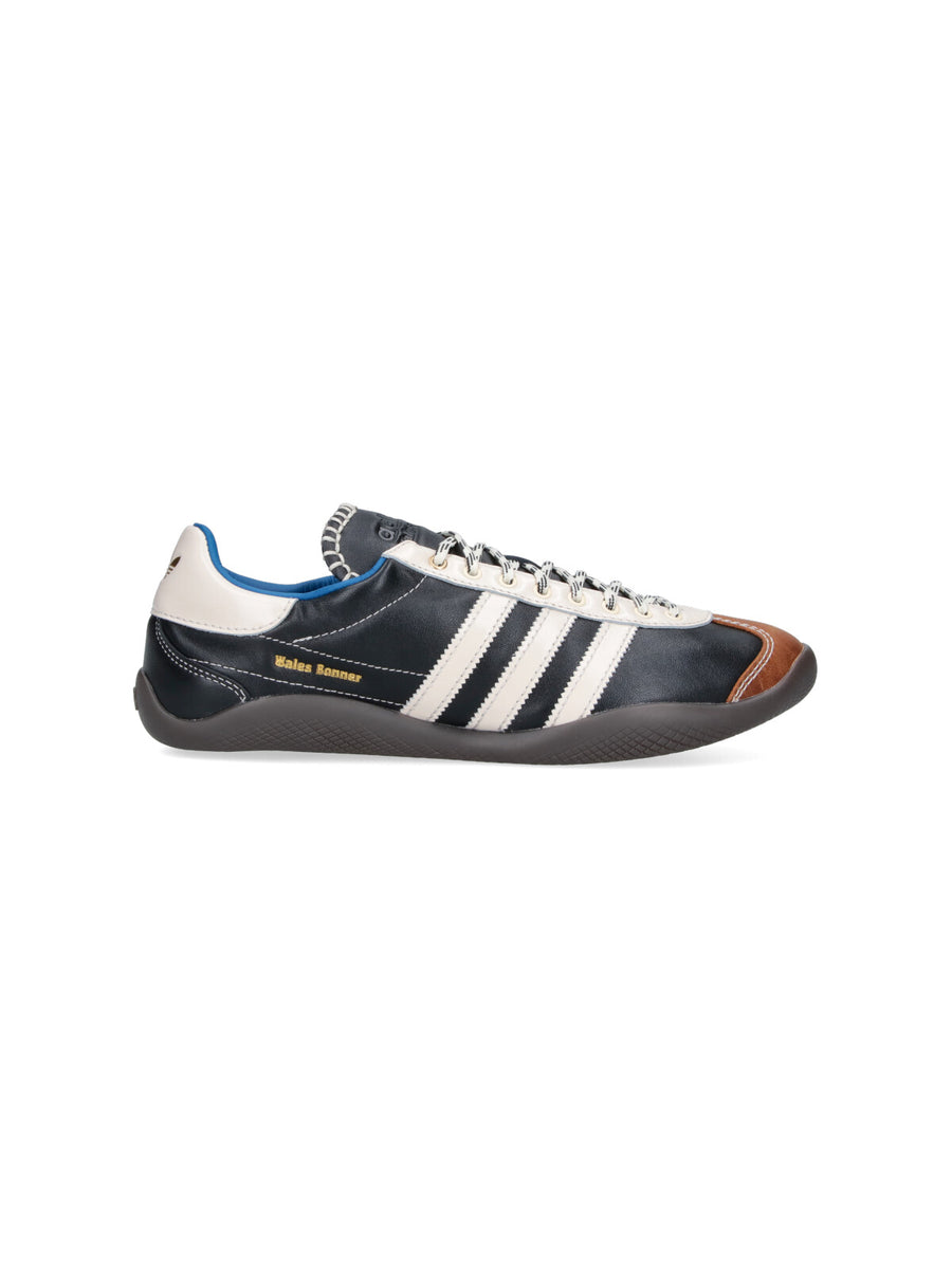 Adidas Originals By Wales Bonner 100% leather sneaker in black