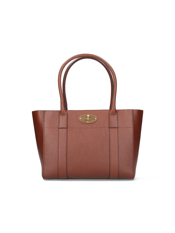 Mulberry 100% bovine leather tote bag in brown