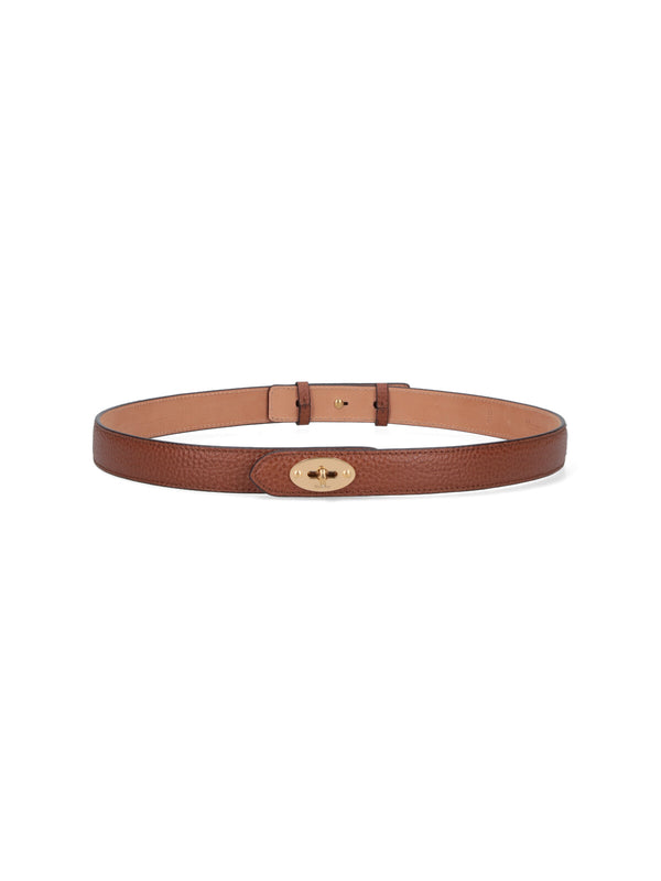 Mulberry 100% bovine leather belt in brown