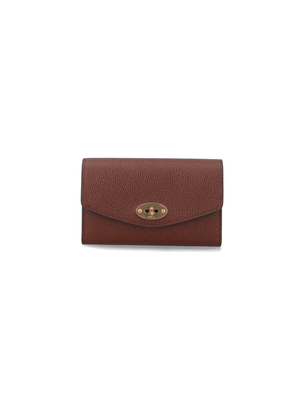 Mulberry 100% bovine leather wallet in brown