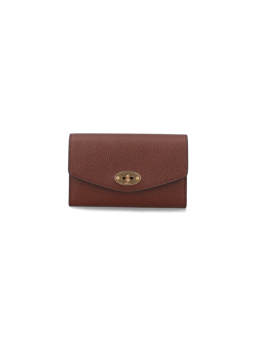 Mulberry 100% bovine leather wallet in brown
