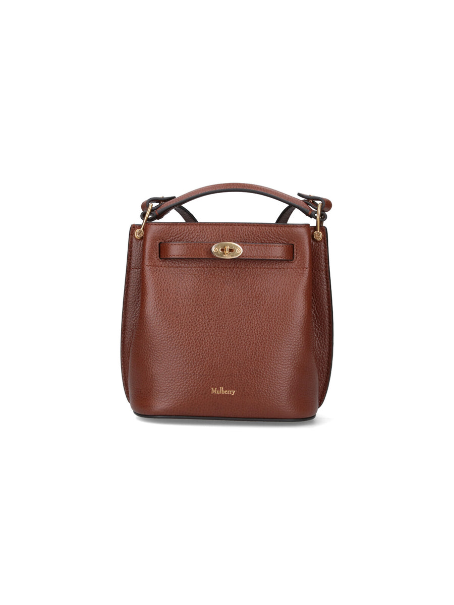 Mulberry 100% bovine leather top handle bag in brown