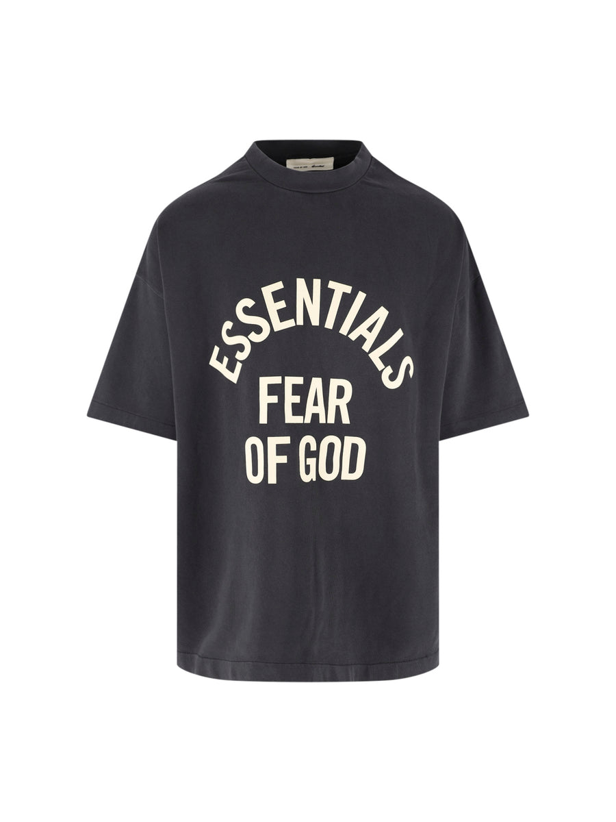 Fear Of God Essentials 100% Cotton t-shirt in black