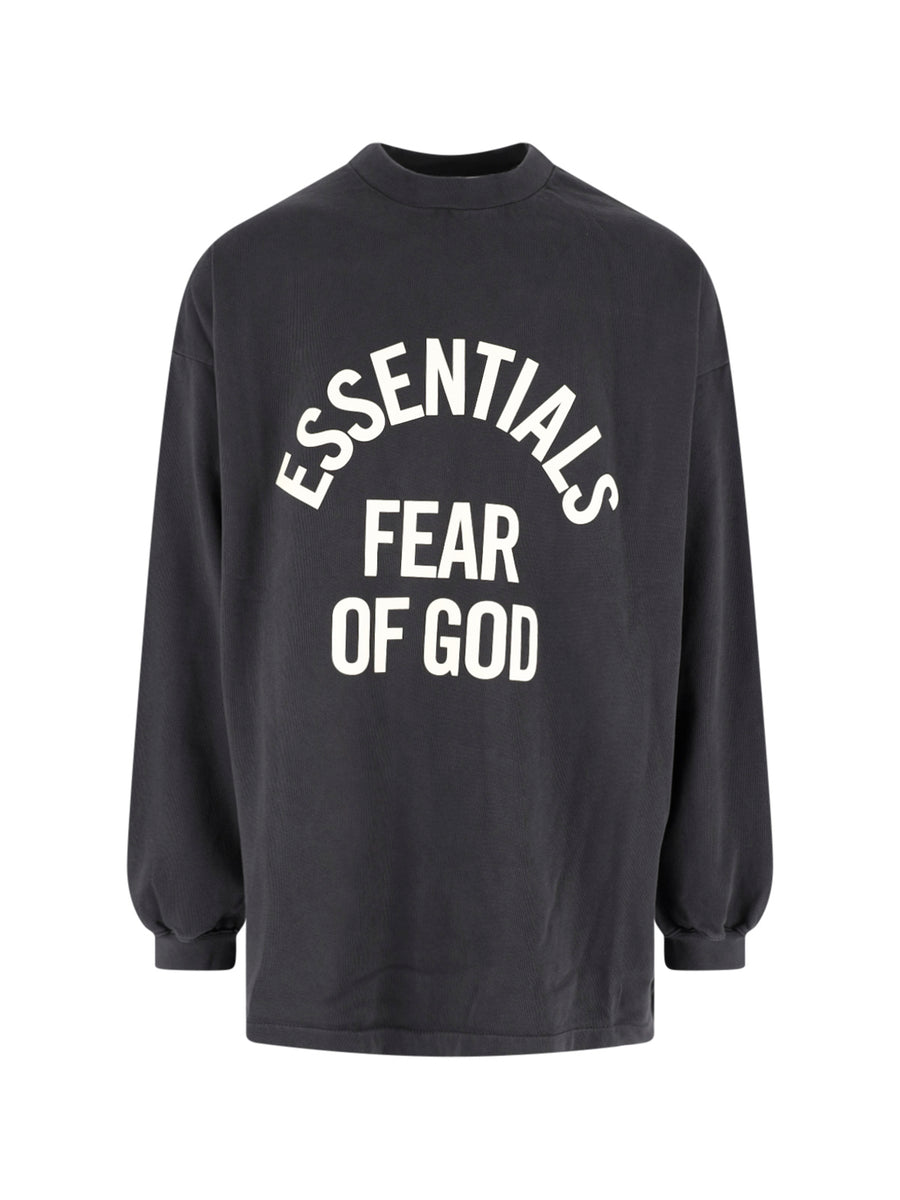 Fear Of God Essentials 100% Cotton sweater in black