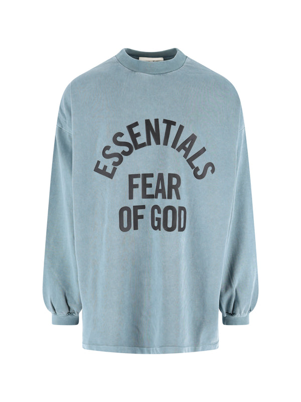 Fear Of God Essentials 100% Cotton sweatshirt in blue