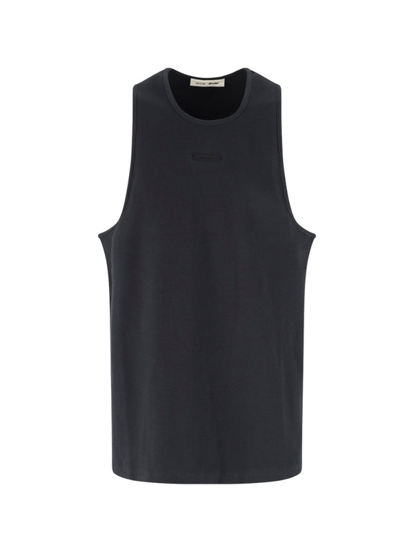Fear Of God Essentials 90% Cotton tank top in black