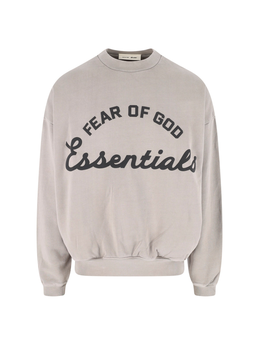 Fear Of God Essentials 100% Cotton sweatshirt in gray