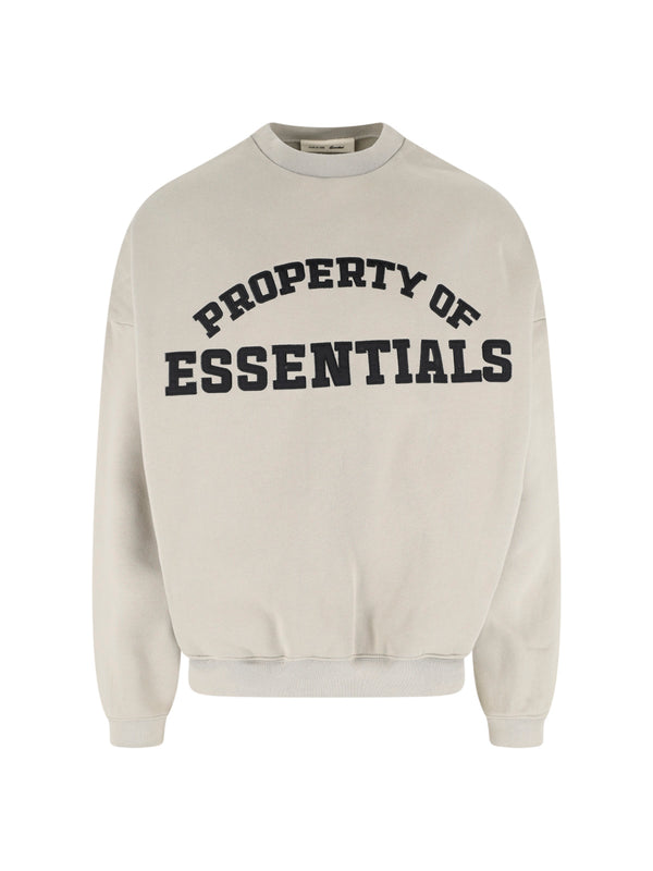 Fear Of God Essentials 100% Cotton sweatshirt in beige