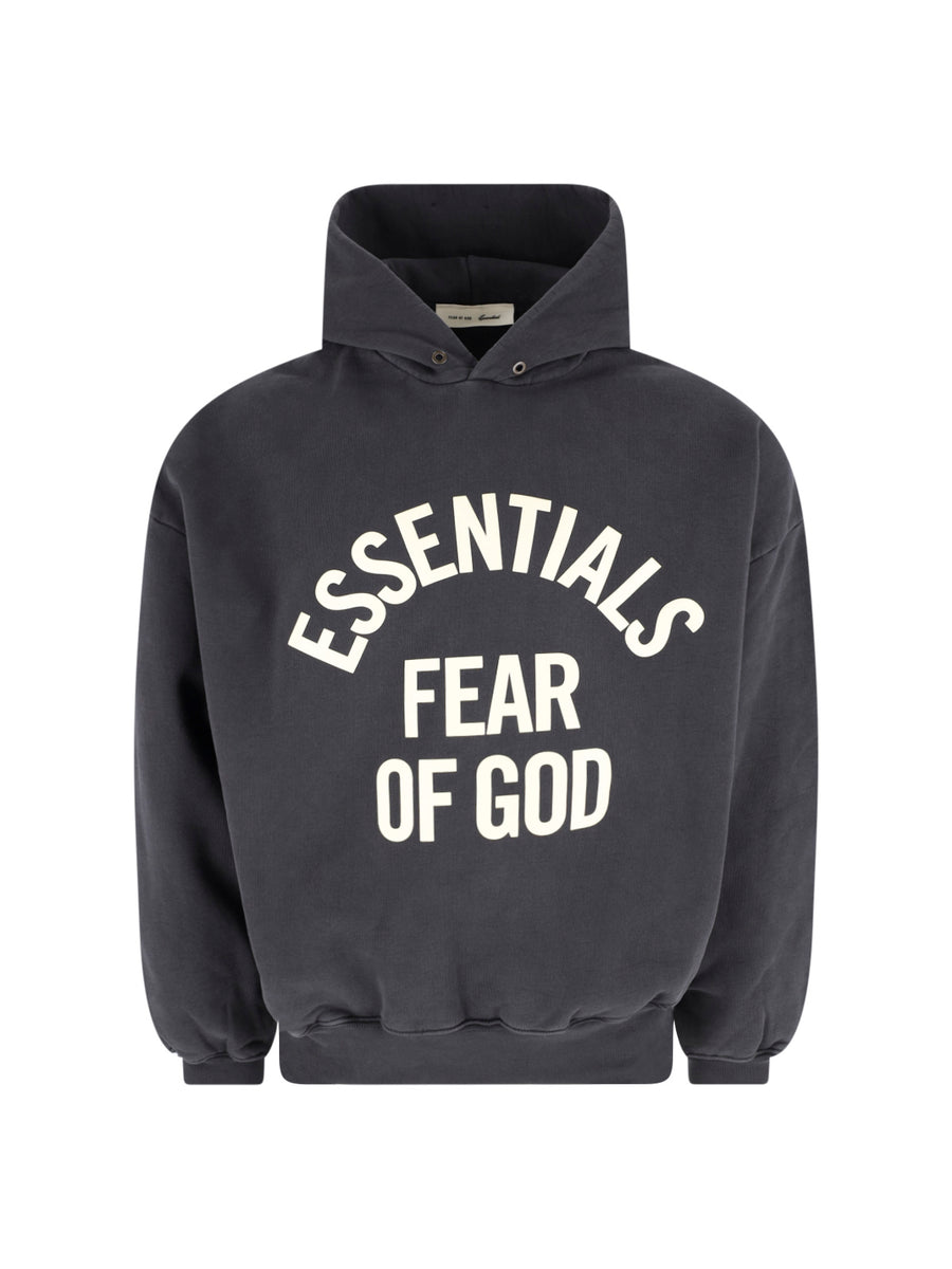 Fear Of God Essentials 100% Cotton sweatshirt in black