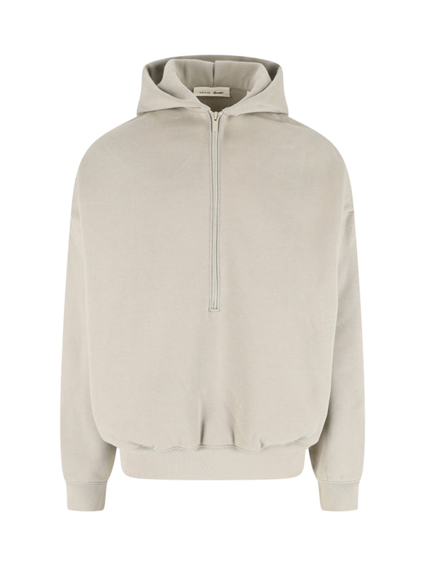 Fear Of God Essentials 80% Cotton hoodie in gray