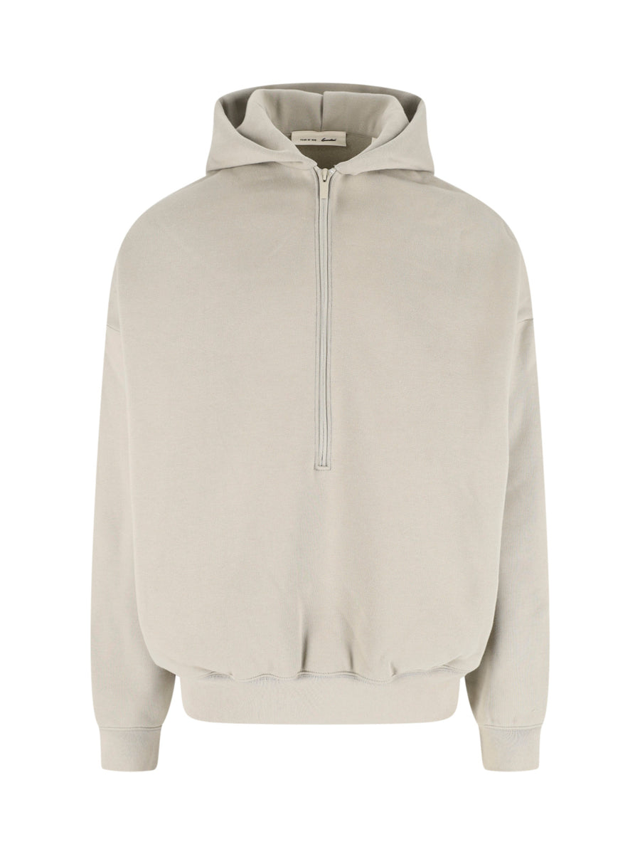 Fear Of God Essentials 80% Cotton hoodie in gray