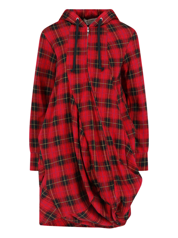 Comme des Garçons 100% Cotton dress in red
