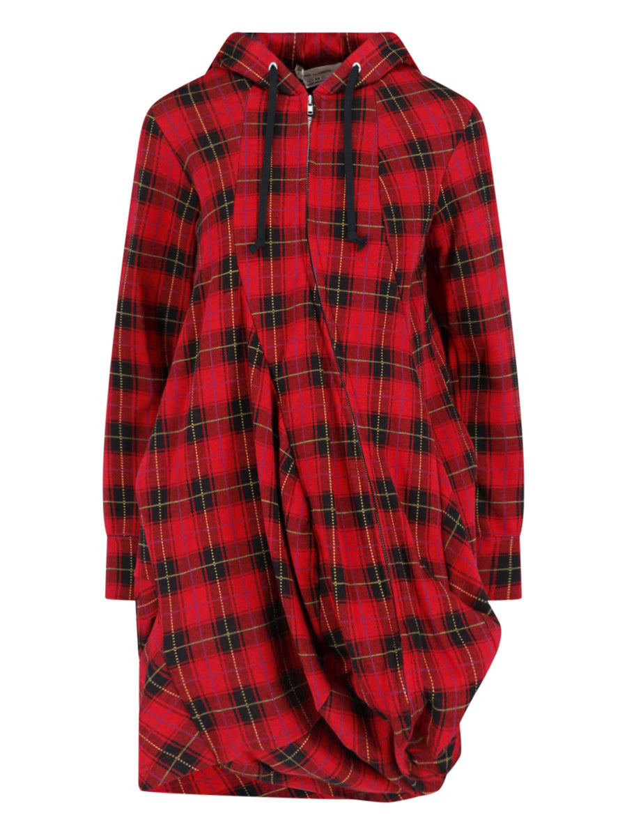 Comme des Garçons 100% Cotton dress in red