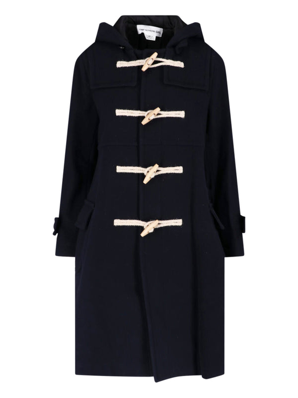 Comme des Garçons 90% Wool coat in navy