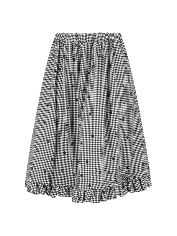Comme des Garçons 50% Wool skirt in black
