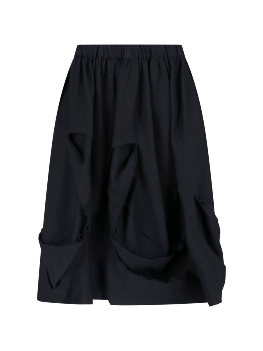 Cdgcdg 100% Wool skirt in black