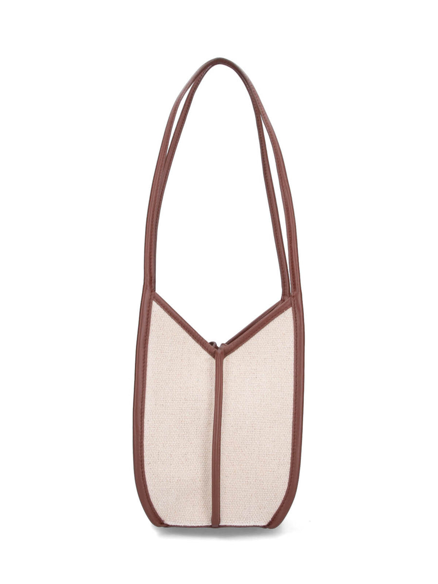 Hereu 90% Cotton shoulder bag in white