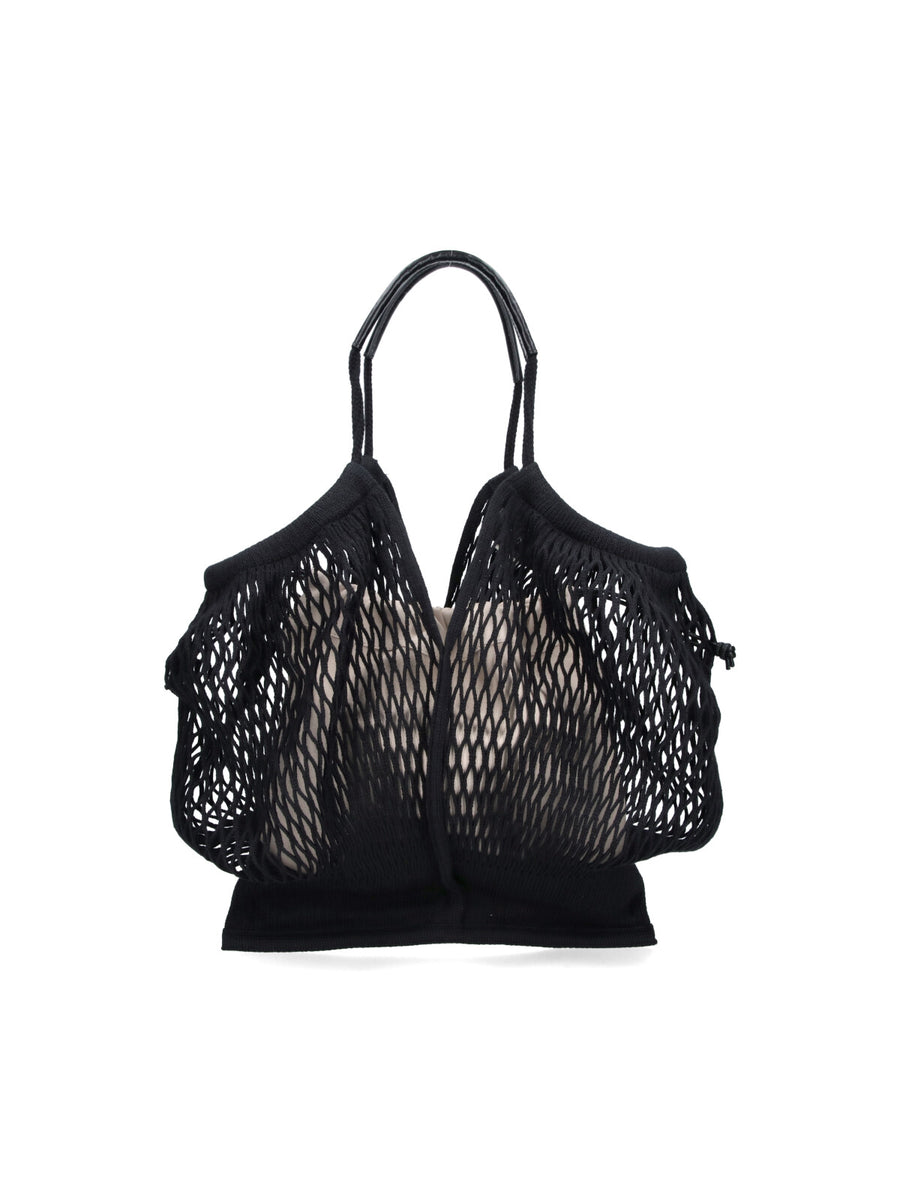 Hereu 100% Cotton shoulder bag in black