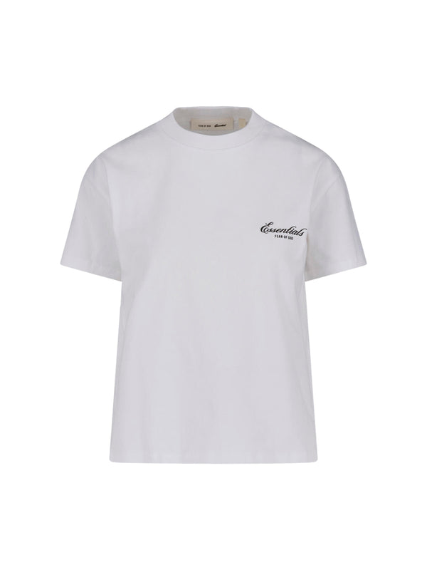 Fear Of God Essentials 100% Cotton t-shirt in white