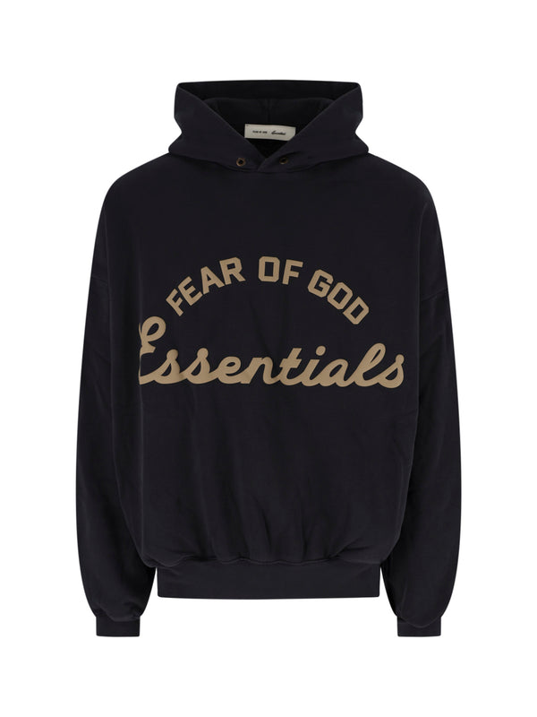 Fear Of God Essentials 100% Cotton sweatshirt in black