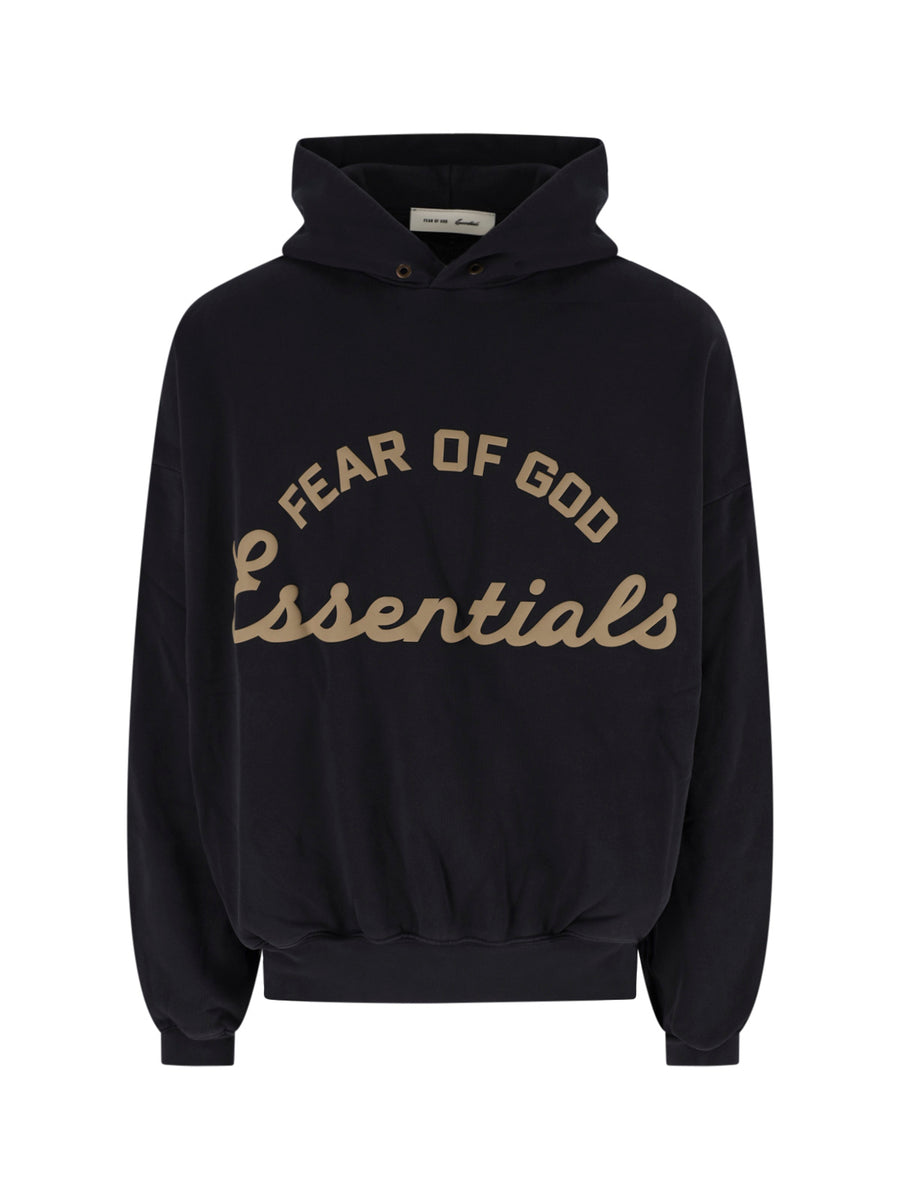 Fear Of God Essentials 100% Cotton sweatshirt in black