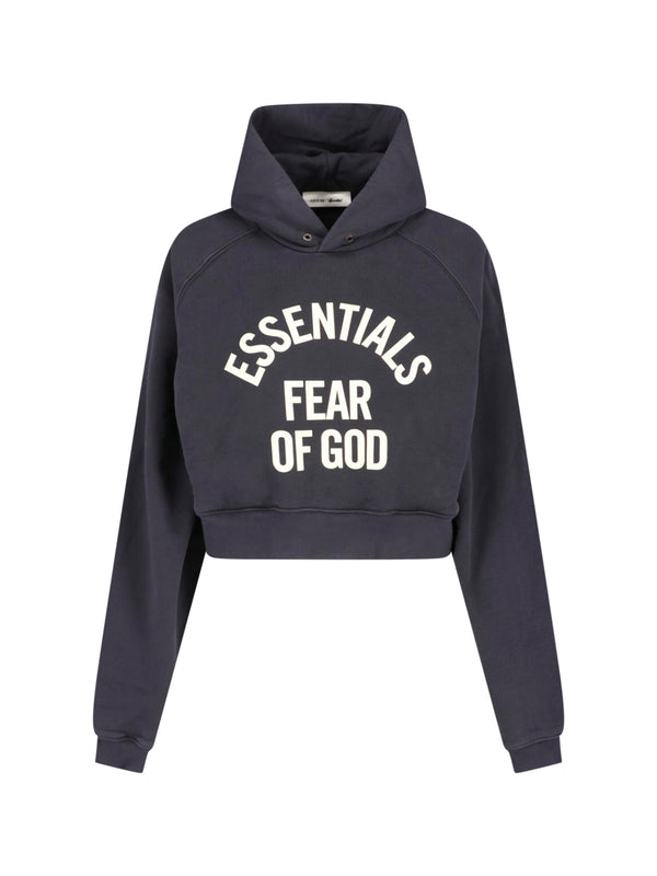Fear Of God Essential 100% Cotton hoodie in black