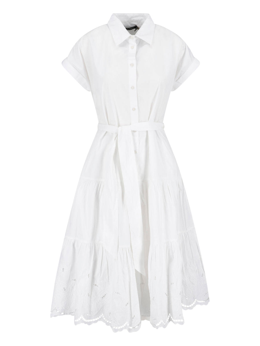 Lauren Ralph Lauren 100% Cotton dress in white