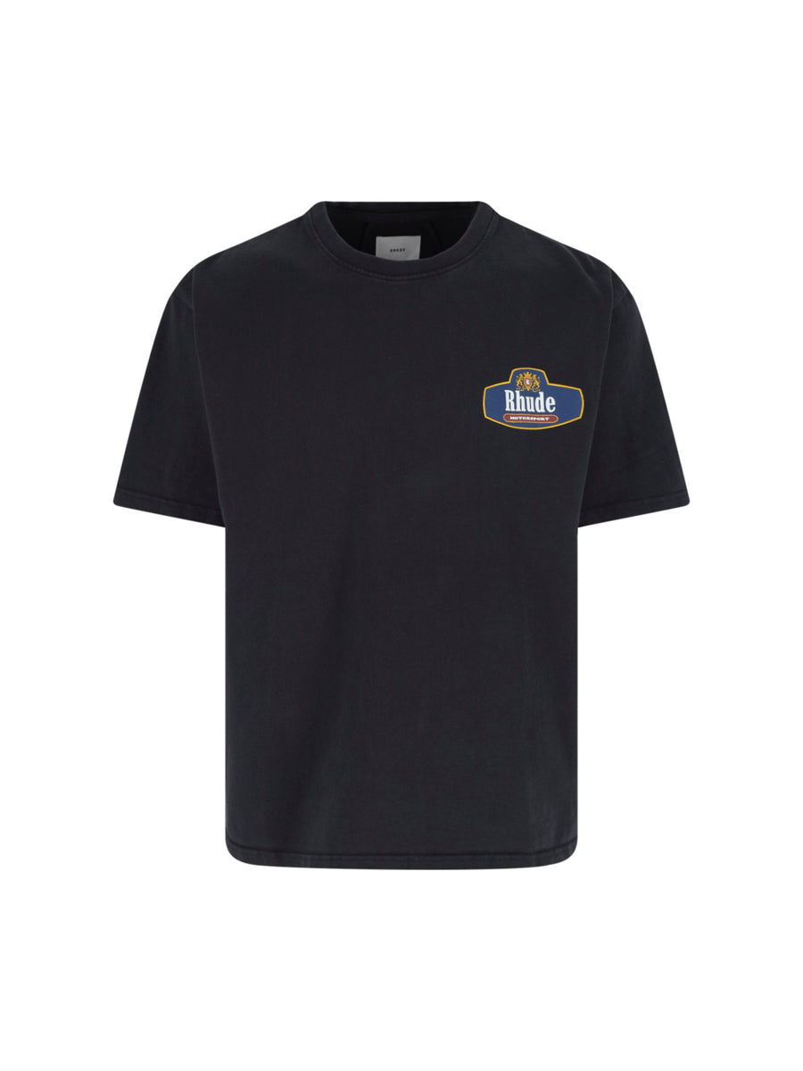 Rhude 100% Cotton t-shirt in black