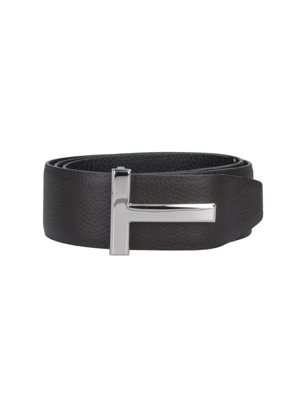 Tom Ford 100% Calf Leather belt in brown