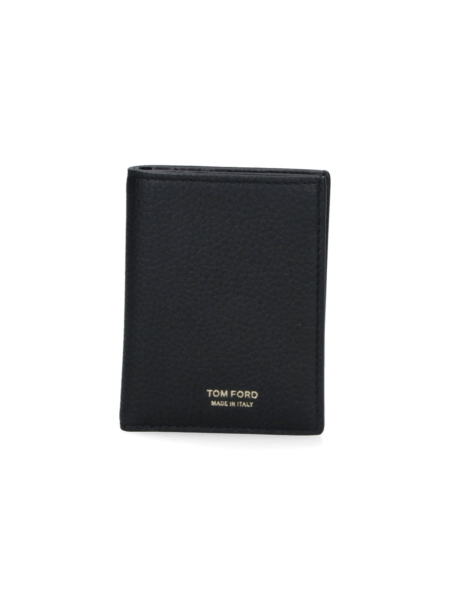 Tom Ford 100% Calf Leather wallet in black