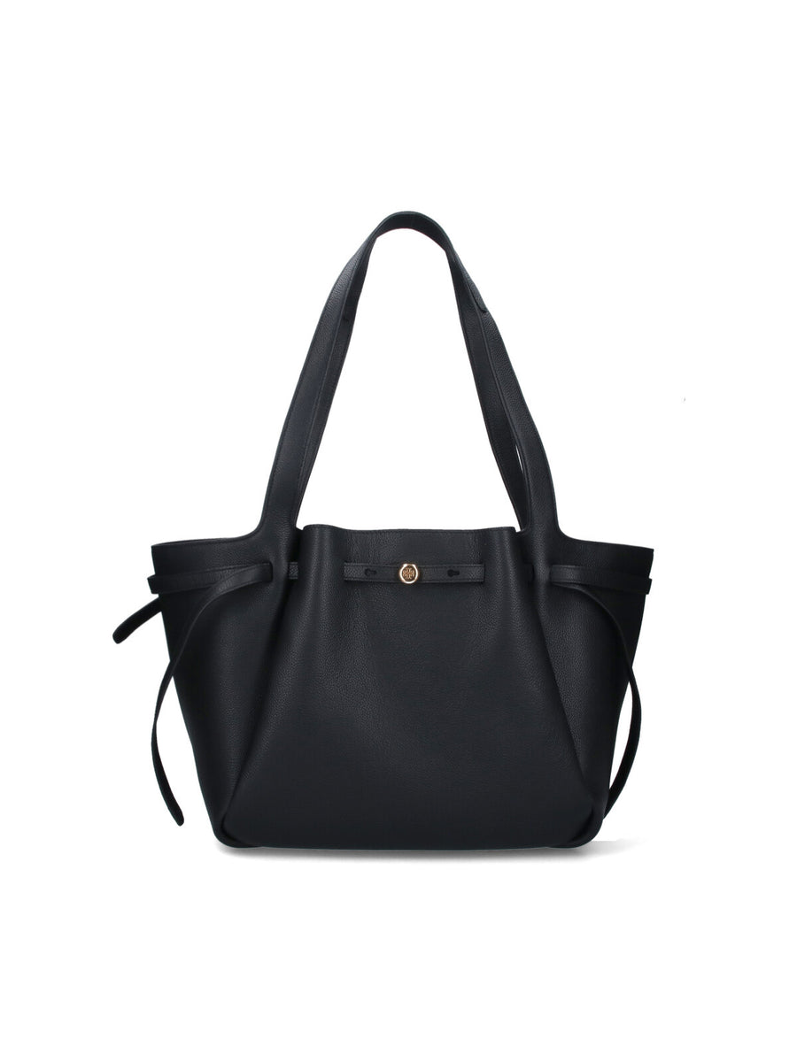 Tory Burch 100% Cow Leather shoulder bag in black