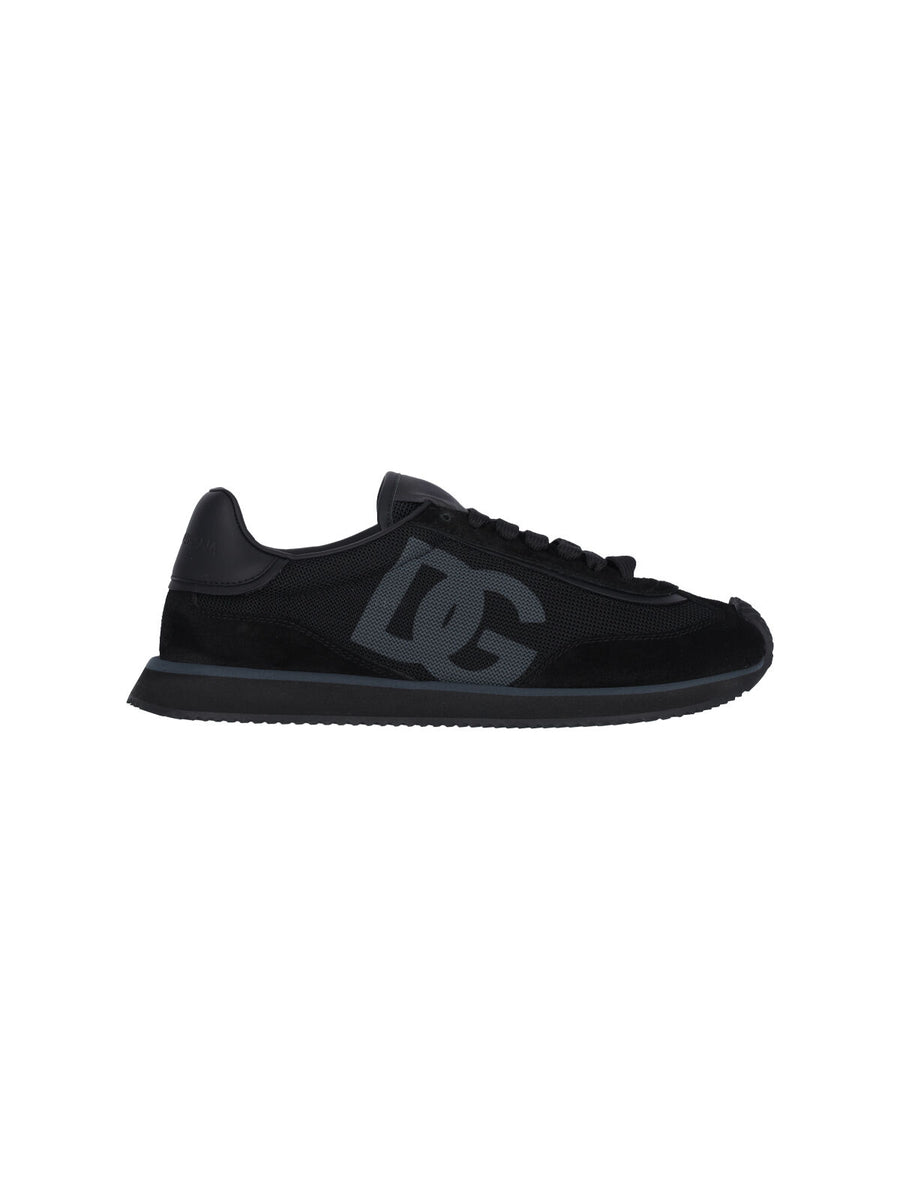 Dolce & Gabbana 70% Polyester sneaker in black