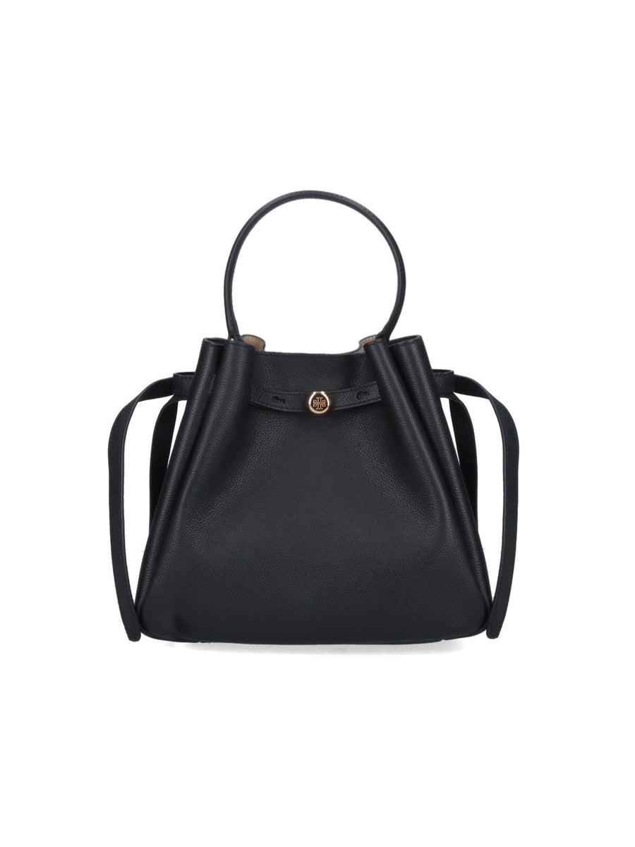Tory Burch 100% Cow Leather top handle bag in black