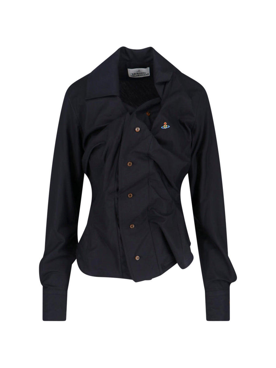 Vivienne Westwood 100% Cotton shirt in black