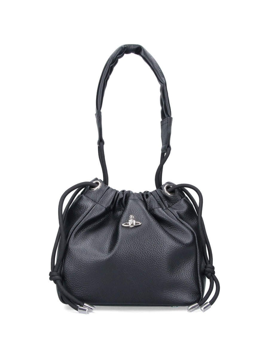 Vivienne Westwood 100% Polyurethane shoulder bag in black