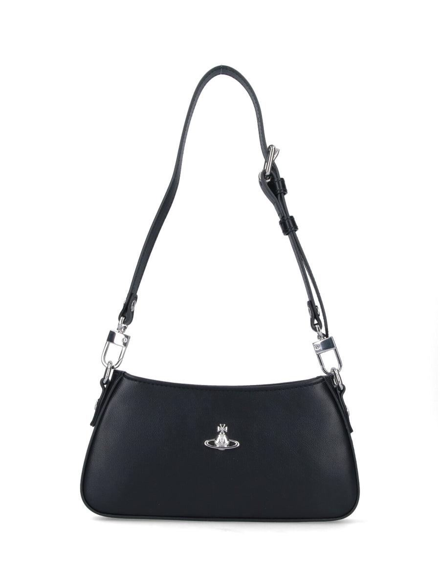 Vivienne Westwood 100% Polyester shoulder bag in black