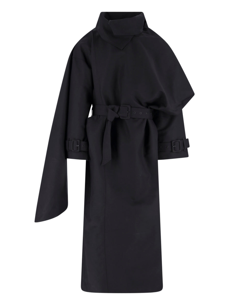 Entire Studios 100% Cotton coat in black