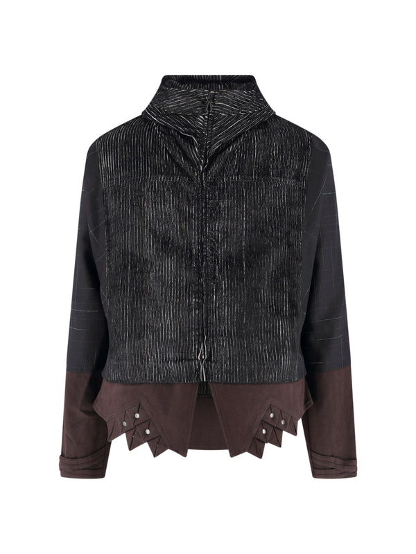 Kiko Kostadinov Material 1: 59% Silk jacket in black