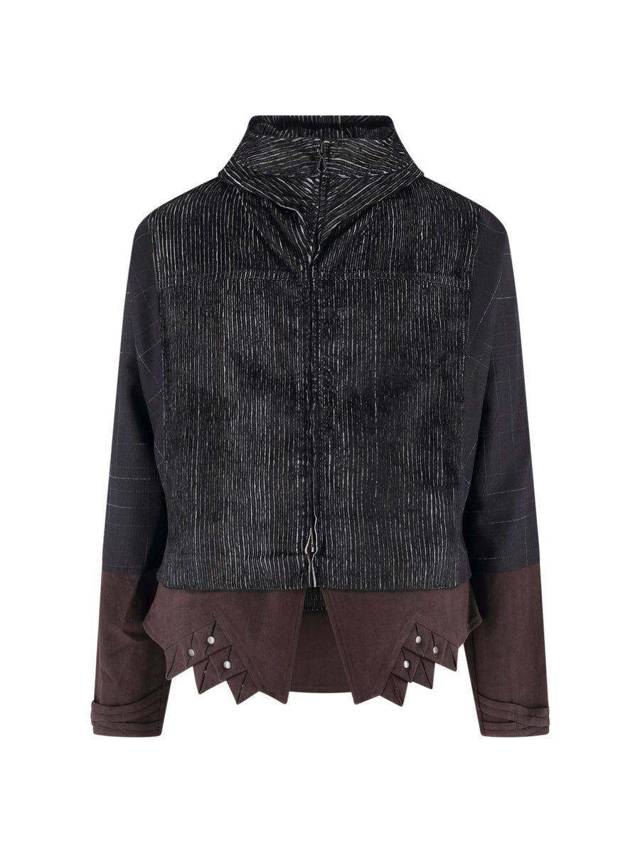 Kiko Kostadinov Material 1: 59% Silk jacket in black