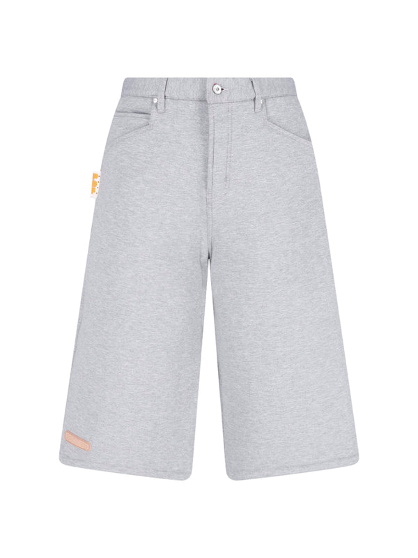 Pdf 52% Virgin Wool shorts in gray