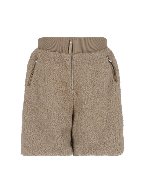 Entire Studios 80% Polyester shorts in beige