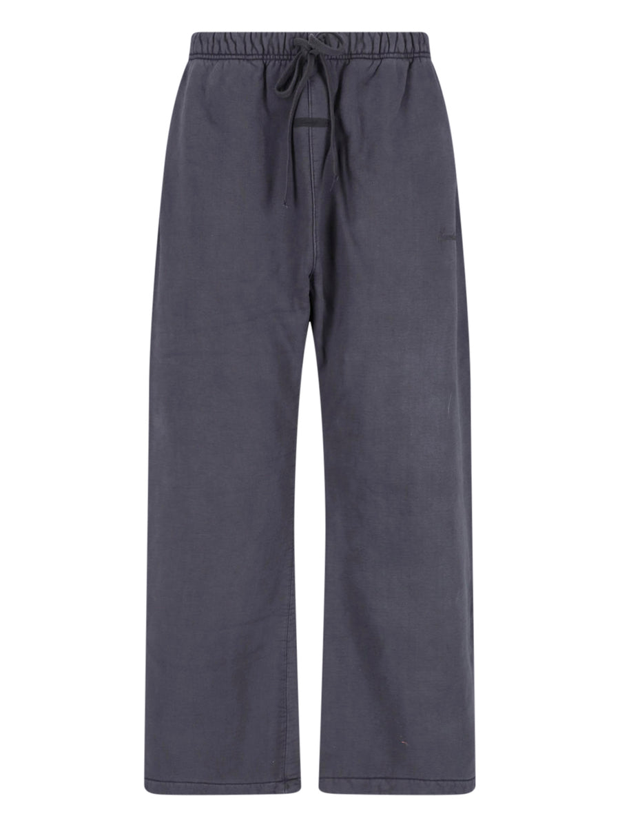 Fear Of God Essentials 100% Cotton trousers in black