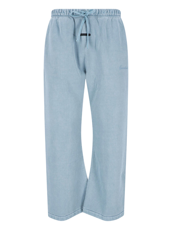 Fear Of God Essentials 100% Cotton trousers in blue